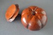 Photo4: Small case of pumpkin with lid, Burmese lacquer ware (4)