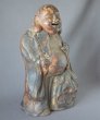 Photo6: Dry lacquer standing statue of Hotei (Maitreya) (6)