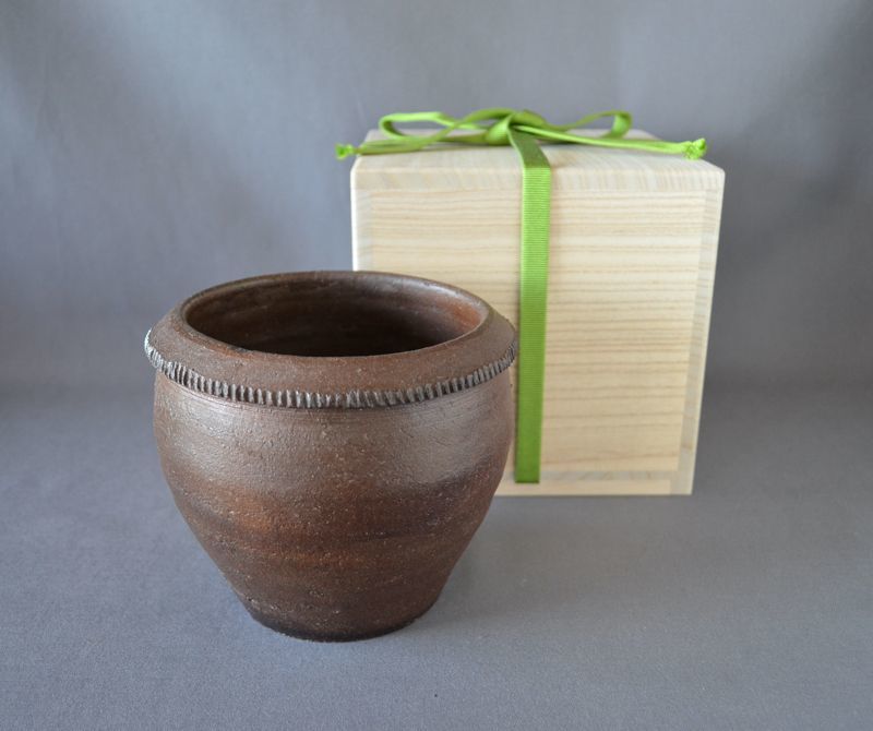 Seed Jar, Bizen stoneware